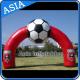 Sealed Inflatable Entrance Arch With Football In The Middle For Football