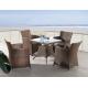 Outdoor furniture wicker dinning table & chair--16061
