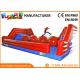 Interactive 0.55mm PVC Tarpaulin Inflatable Sports Games / Inflatable Wipeout Game