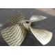 Bronze Propeller Copper Material Fixed Pitch Marine 4 Bladed Propellers Propeller