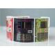 Removable Adhesive CMYK Cosmetic Bottle Sticker Roll Packaging