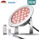 IK10 VDE Waterproof Led Underwater Light 1200LM synchronous control