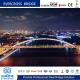 Magnificent Appearance Steel Arch Bridge Large Span Portable Steel Bridges