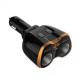 36W 120W Electric USB Car Charger Adapter QC3.0*2,And Cigarette Lighters*2