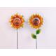 Solar Metal Flower Decorations Outdoor Plug In Decorations Tulip Flower Sunflower