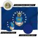 USA Air Force Flag 3 X 5' Knitted Polyester Single Reverse Water Resistant