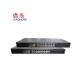 Black Aluminum 16 Port Network Switch , Fiber Converter Switch High Stability