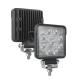 3850lm 13.5 W Square Flood LED Pods IP69K Waterproof For Golf Cart