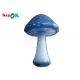 13.1ft Full Printing Inflatable Mushroom Led Light Blue Air Mushroom Event Decoration