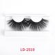 Cruelty Free 25mm Individual Mink Lashes , Long Thick 5d Faux Mink Lashes