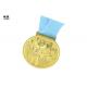 3D Design Custom Award Medals Fake Gold Medallions For Winners