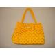 Crochet Yellow WOmen Fashion Bag handbag tote purse shoulder bag