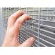 Grey Vinyl Coated Anti Climb Mesh Fence For Prison Security Cut Resistant