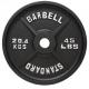 Olympics Flanged 45 LB Iron Weight Plates , Standard Olympic Weight Plates