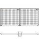 Movable Frame Tube Iron Temporary Fence Panels 1.8m Height Surface Test