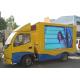 Full Color SMD Screen Mobile Led Display Truck , Scrolling Mobile Advertising Truck