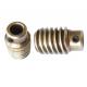 Cylindrical Industrial Precision Worm Gears Brass Steel Material