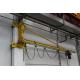 Yuantai 500kg mini mobile slewing jib crane on wall price