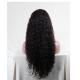 Remy Brazilian Human Hair deep curly virgin hair 1b# 2# 4# / Wavy Lace Front Wigs
