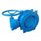 Manual Operation Double Eccentric Flange Butterfly Valve for Medium Temperature Media