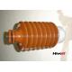 IEC Standard Caped Line Post Insulator 35KV With Metal Base / Tie Top