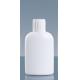 Flat External Custom Plastic Bottle 100ml Capacity High Gloss HDPE Material