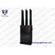 Portable 6 Antenna Black Well - Designed Cooling System WiFi Cell Phone Signal Jammer