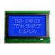 240X128 STN Yellow Blue Positive COB Graphic Monochrome LCD Screen Display Module