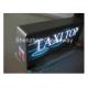 Waterproof P5 SMD3528 Taxi LED Display 3G 4G GPS WIFI Control For animation graphics text