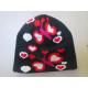 Acrylic Hat for Children--Classic Style with Flowers--Outside and Winter--Jacquard Hat