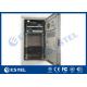 Front Access Outdoor Telecom Cabinet IP55 Galvanized Steel With UPS PDU EMS