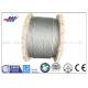 High Strength Galvanized Steel Wire Rope No Oil For Aircraft Cable 7x19