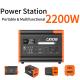 Household Portable Power Station 2200W High Power Solar Generator