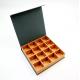 Gift Snack Candy Retail Chocolate Packing Box Magnetic Closure With Dividers