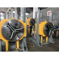 1T Capacity Welding Rotators Positioners , Manual Height Adjustment Tube Welding Positioner