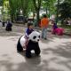 Hansel Guangzhou manufacturer ride on animal toy plush animal fair ride
