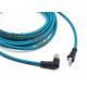 PVC PUR Waterproof M12 Ethernet Cable FA Fieldbus RJ45 Ethernet Cable