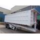 TITAN VEHICLE 2 axle 30 cbm steel semi end dump trailers for  bad road work