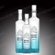 Fancy Clear Flint Liquor Vodka Glass Bottles Round Shaped Custom Logo