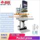 Touch Screen PLC Control Suit Dress Press Machine Pocket 220V 50HZ