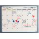 2. Magnetic Fridge Dry Erase Monthly Planner - Stain Resistant & Easy to Wipe