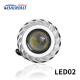 LED02 Double angel eye without fan motorcycle led headlight projector lens