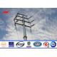 High Voltage Utility Power Poles Electrical Distribution Line Steel Utility Pole