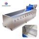 Watercress Bubble Generating Vegetable Fruit Cleaning Machine , Apricot Commercial Vegetable Washer