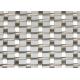 SS316 Natural Colour Weave Mesh Decorative Wire Mesh Panel For Architectural