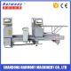 Double compound miter saw and mitre saw for aluminium