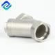 NPT Female CF8M SS Y Strainers Water Pipe Thread Filtering