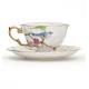 White Gold Rim Afternoon Tea Set With Cups And Saucers Porcelain Teapot And Cup Set