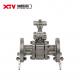 Return refunds 900lb 3PC High Pressure Forged Steel Ball Valve Straight Through Type