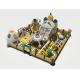 Alien Rocket Space Park Inflatable Bounce Castle With Slides